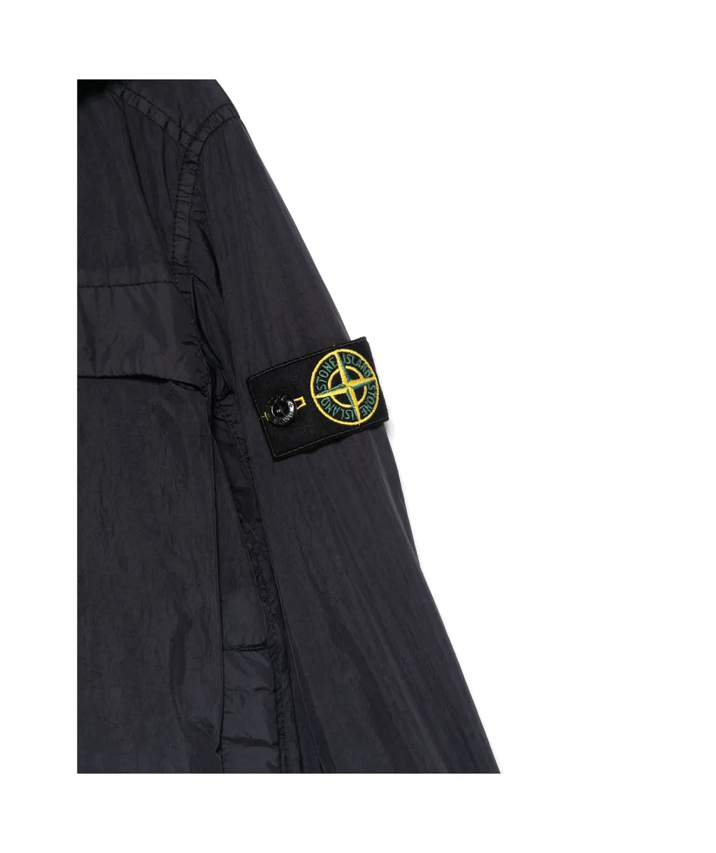 Stone Island Junior Compass Patch Hooded Jacket