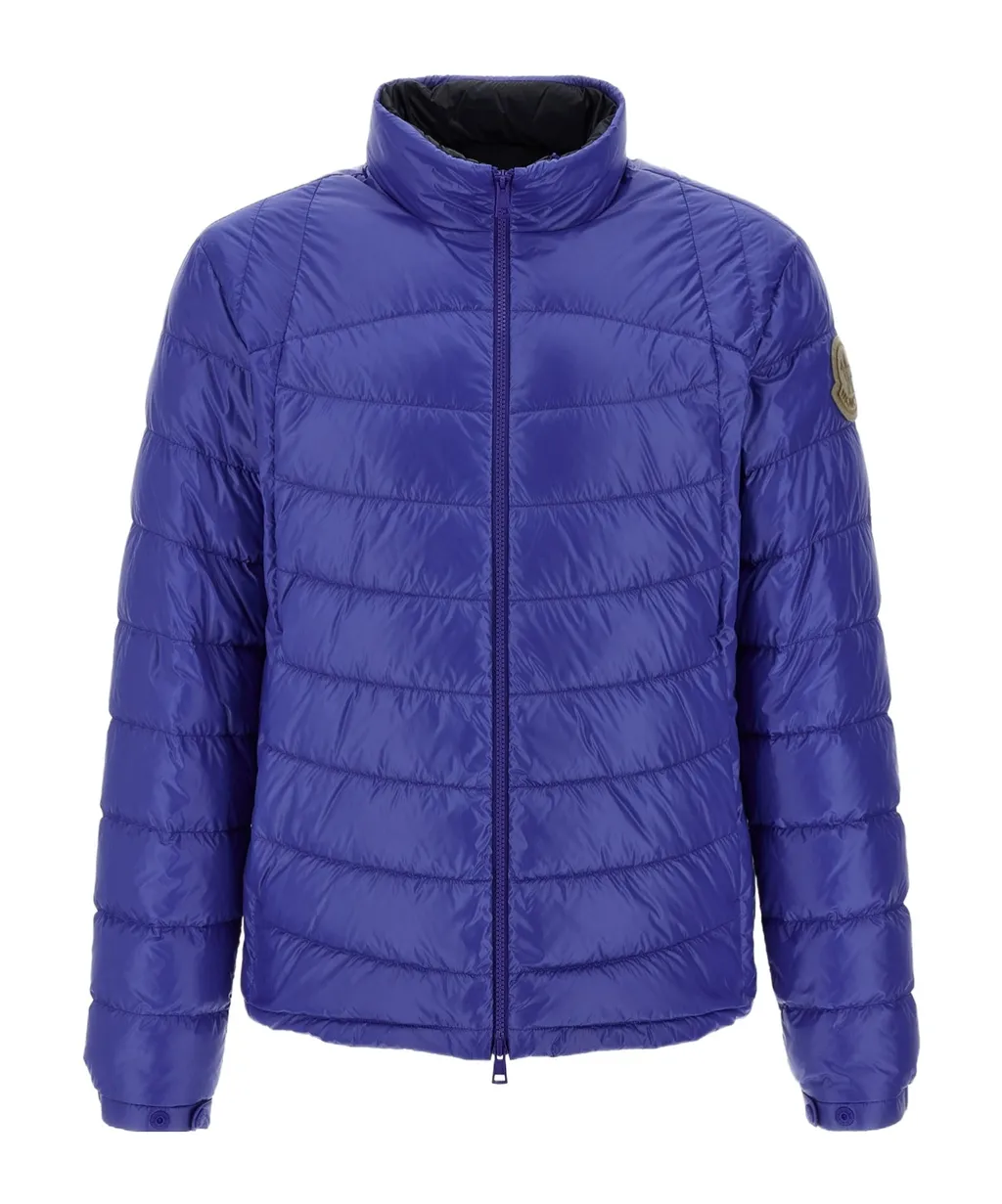 Moncler Galeso Logo Patch Zip-Up Jacket