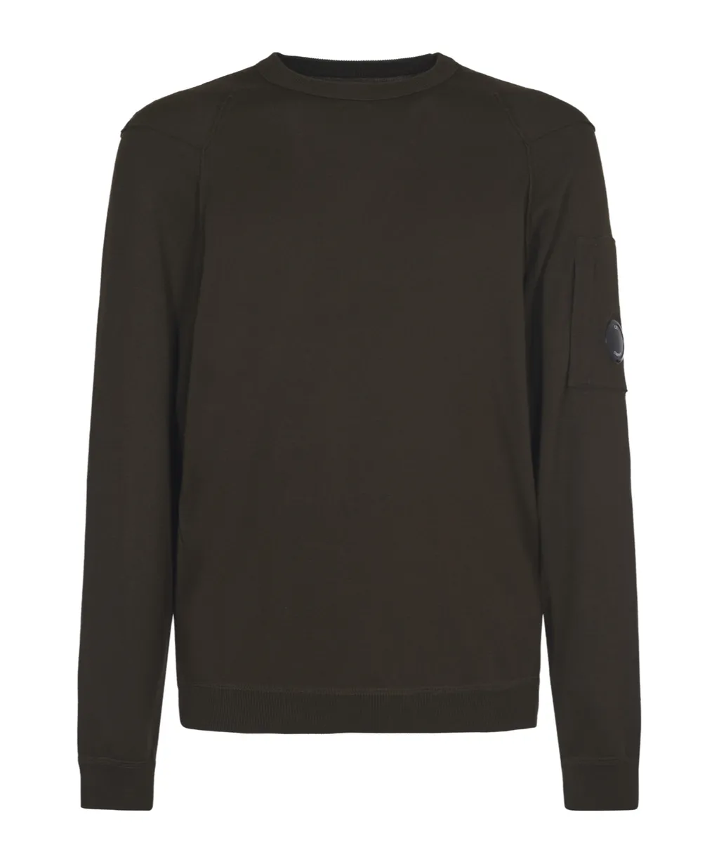 C.P. Company Lens Detail Crewneck Jumper