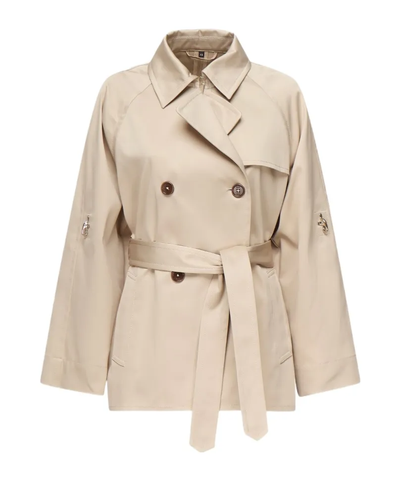 Fay Double-Breasted Belted Coat