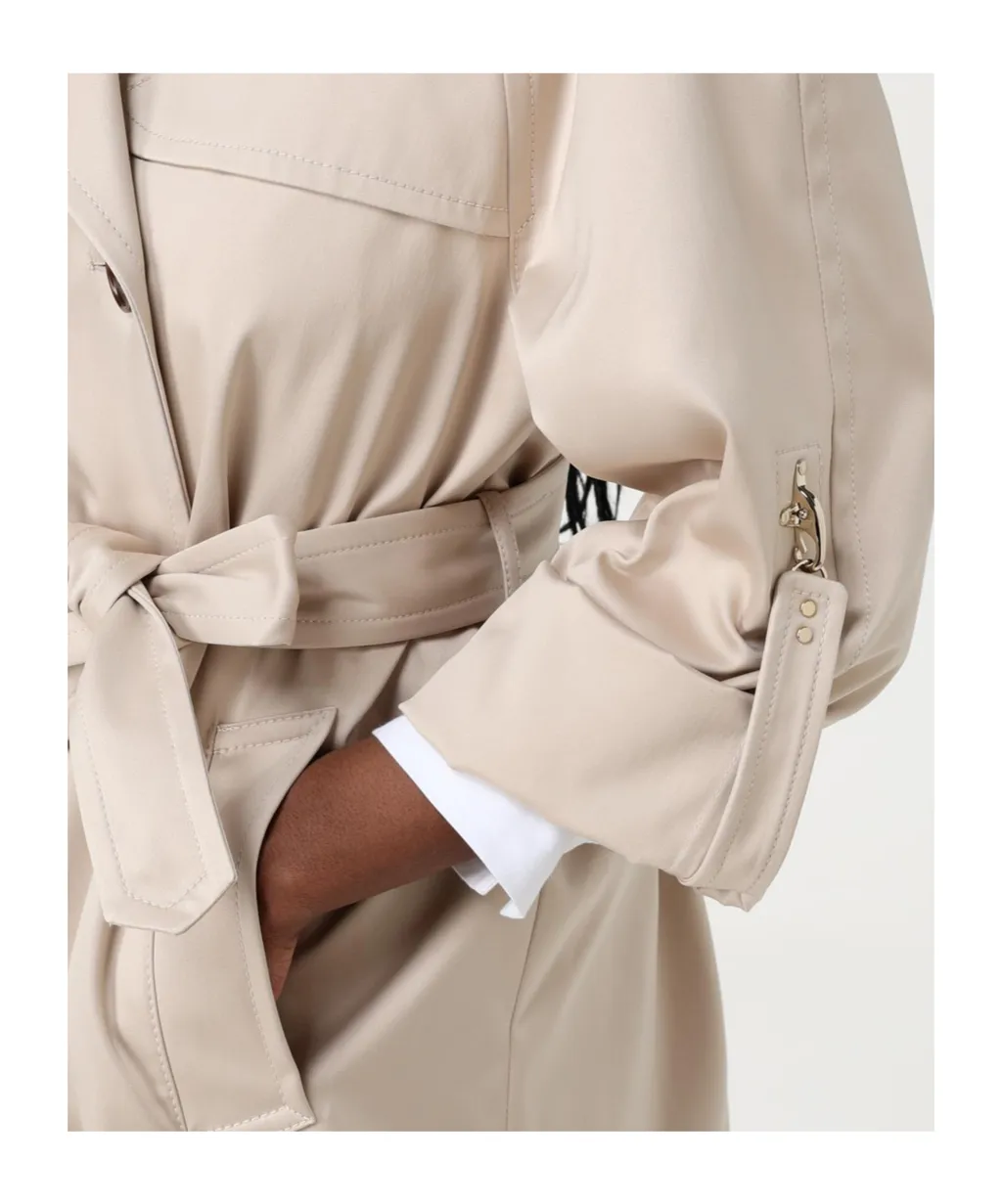 Fay Double-Breasted Belted Coat