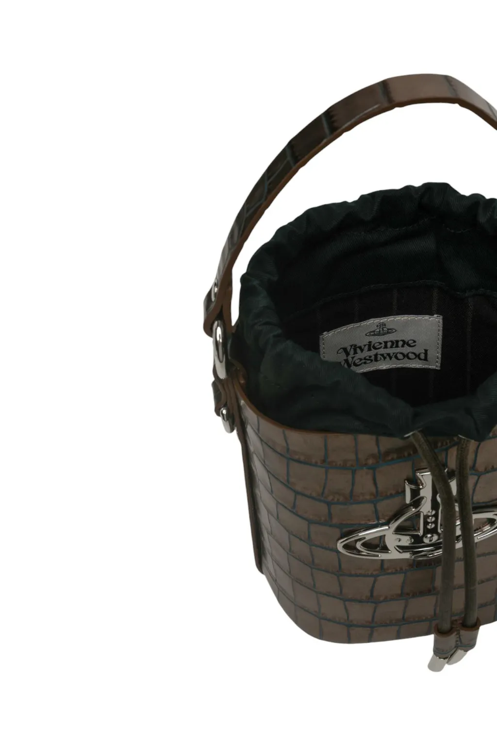 Crocodile-Embossed Tote Bag