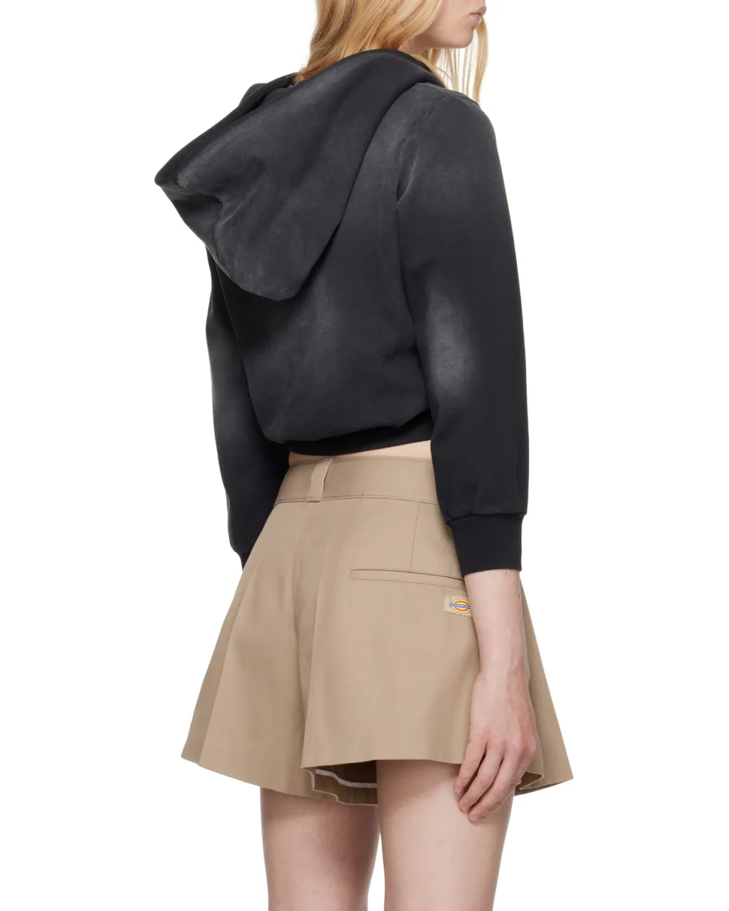 T By Alexander Wang Shrunken Terry Cardigan