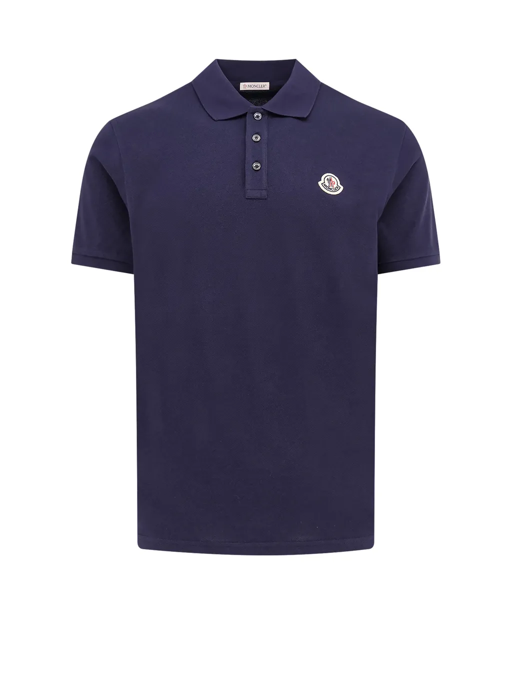 Moncler Logo Patch Short Sleeved Polo Shirt