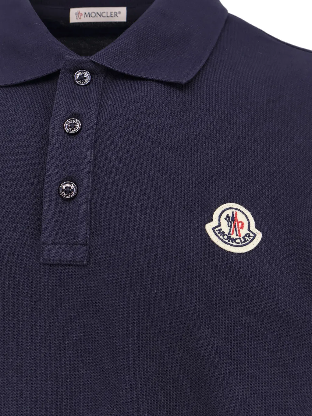 Moncler Logo Patch Short Sleeved Polo Shirt
