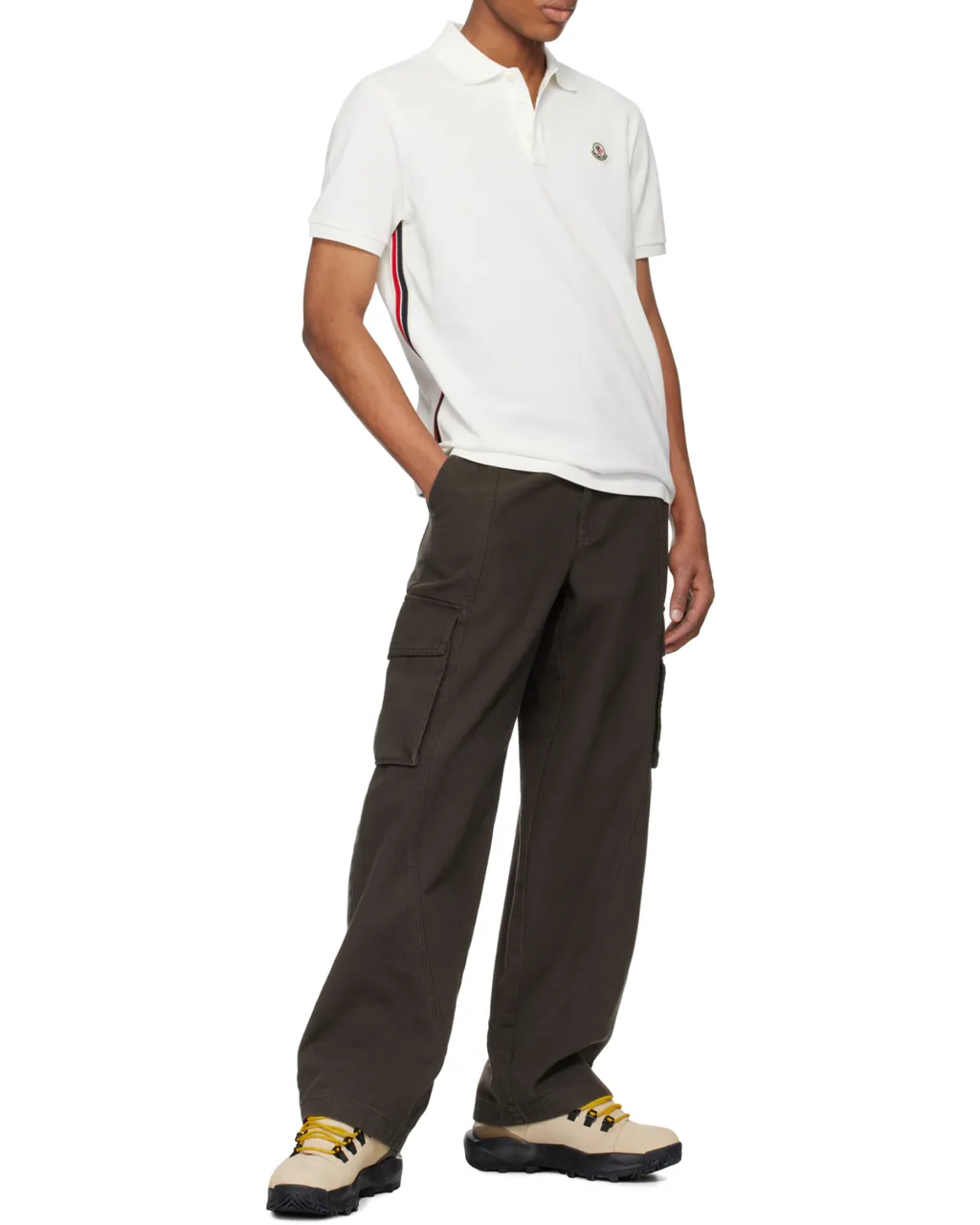 Moncler Logo Patch Short Sleeved Polo Shirt