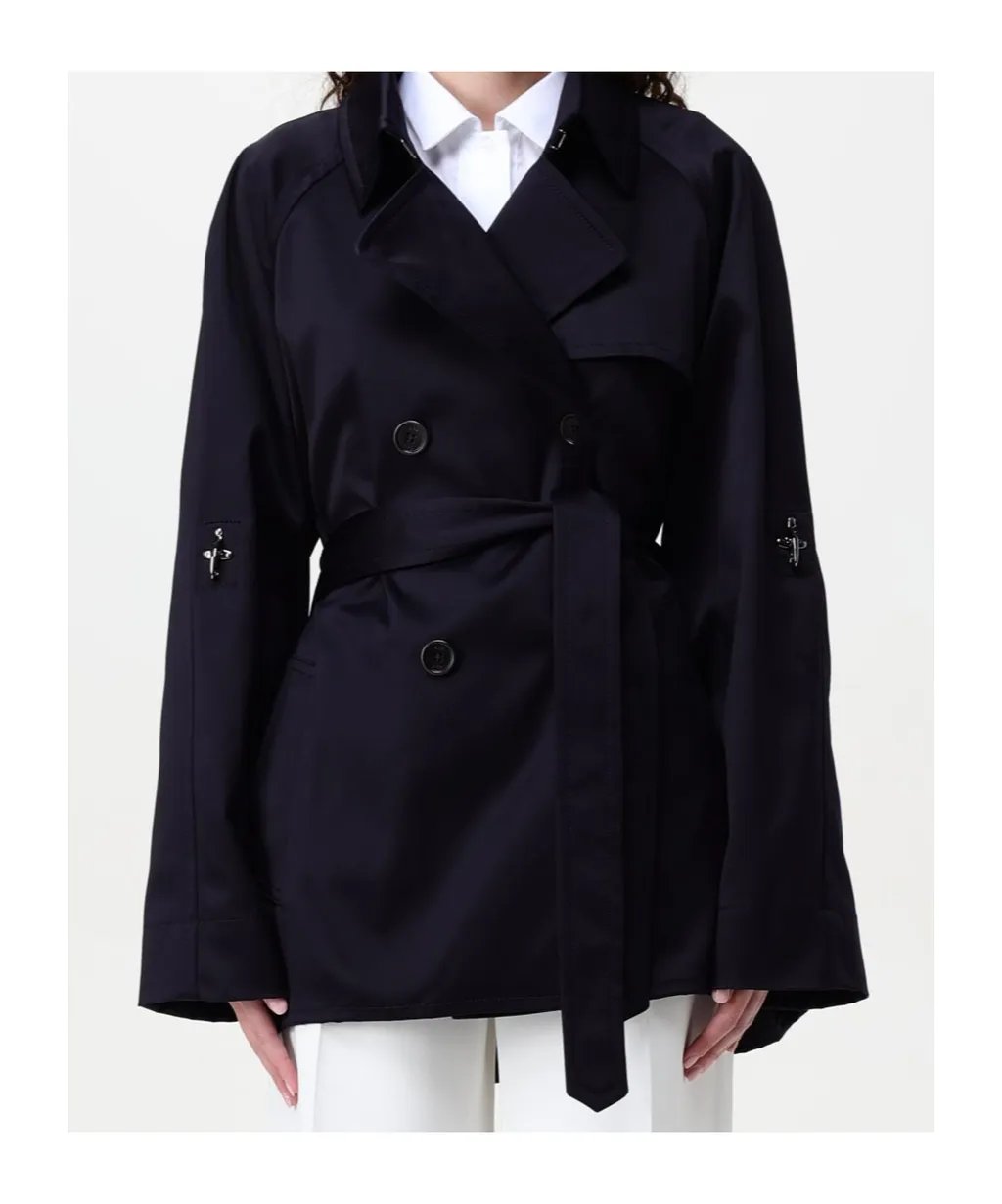 Fay Double-Breasted Belted Coat