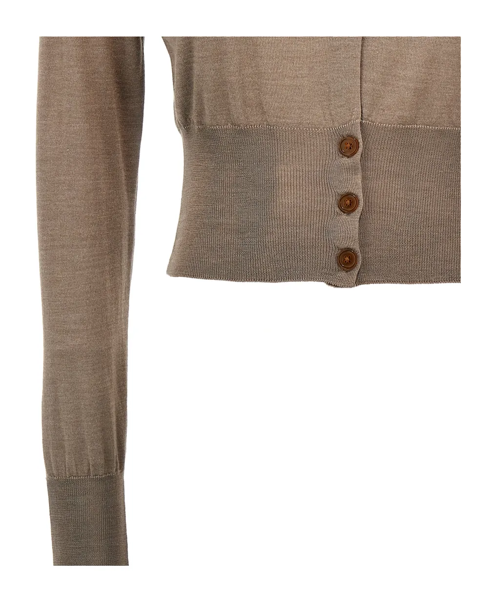 Vivienne Westwood Bea Knit Cropped Cardigan
