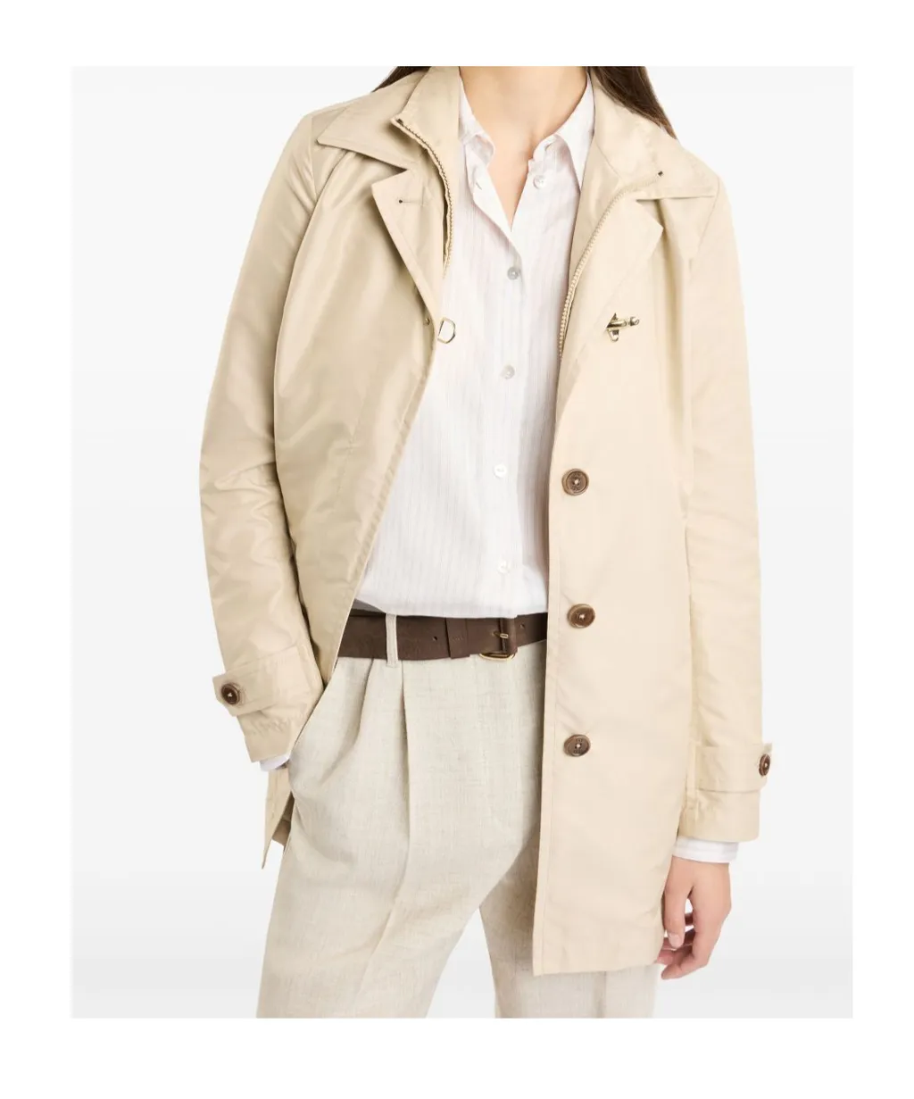 Fay Virginia Technical Poplin Coat