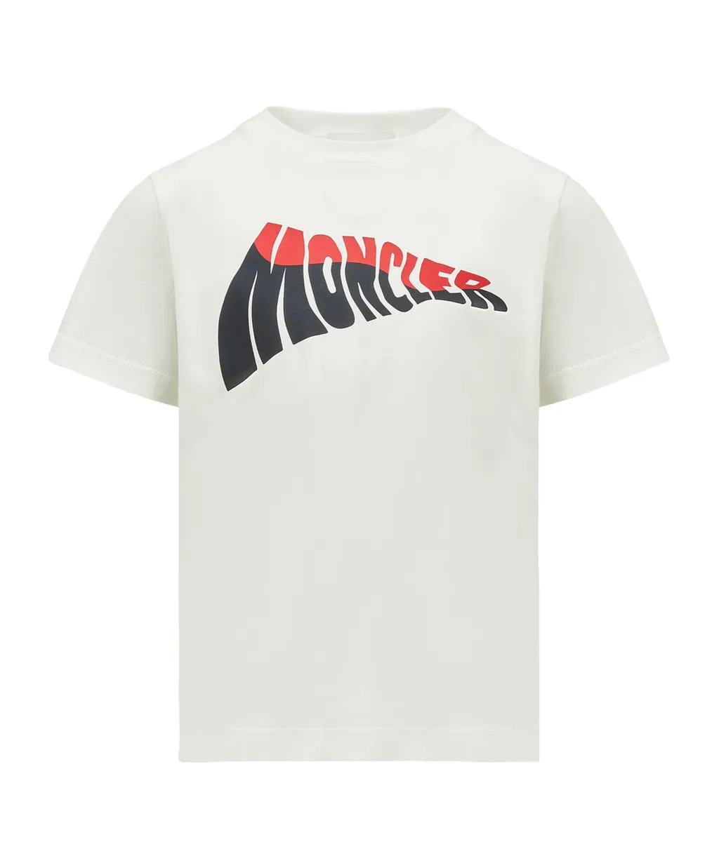 Moncler Enfant Wave Logo T-Shirt
