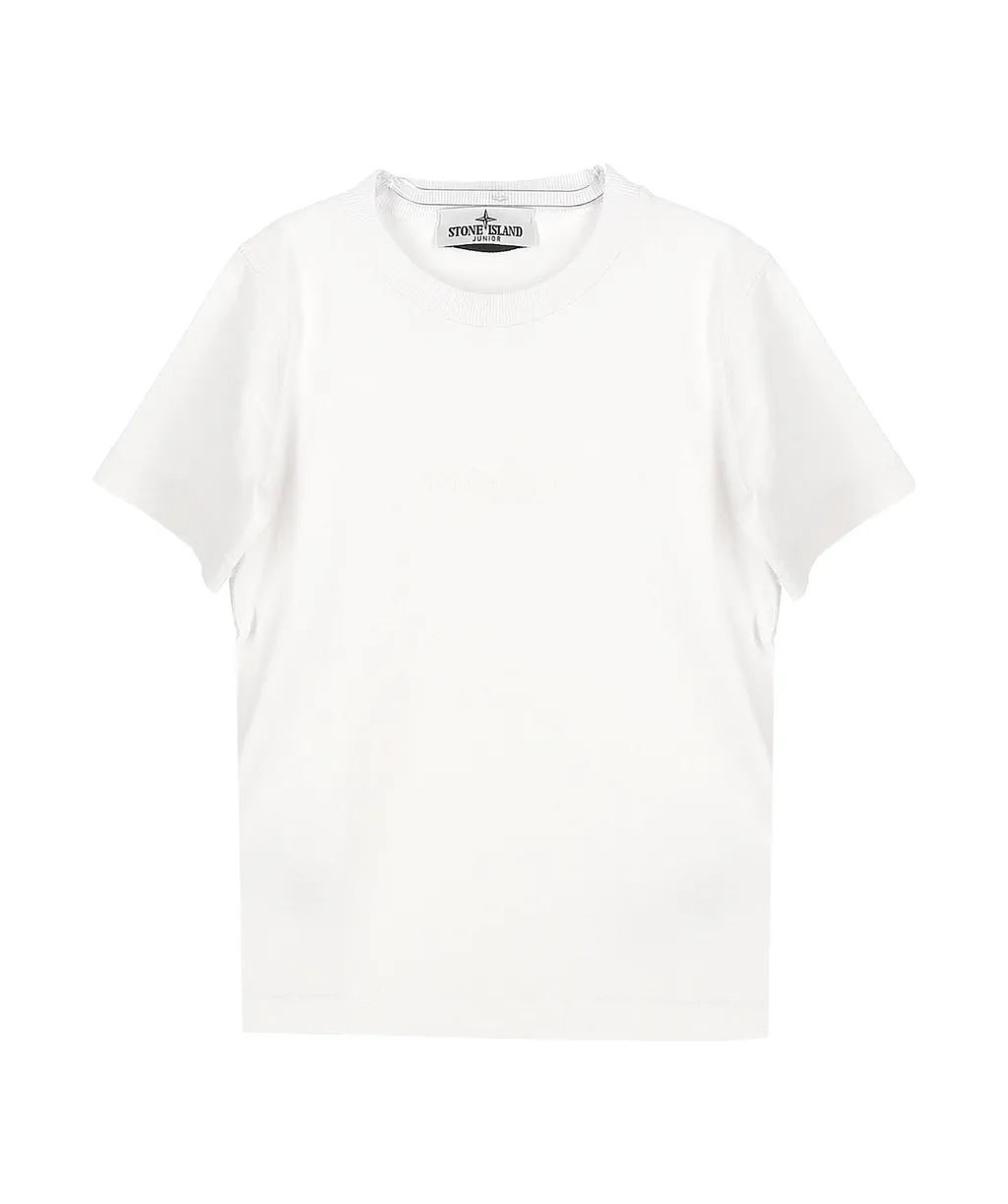 Stone Island Junior Logo Embroidered Crewneck T-Shirt