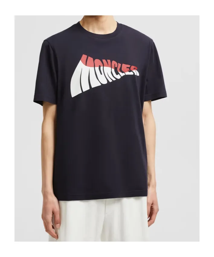 Moncler Logo Printed Crewneck T-Shirt