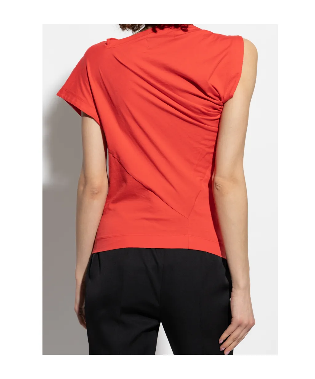 Vivienne Westwood Orb Embroidered Asymmetric T-Shirt
