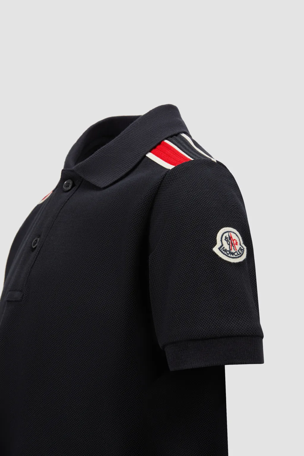 Tricolour-Trimmed Cotton Piquet Polo Shirt