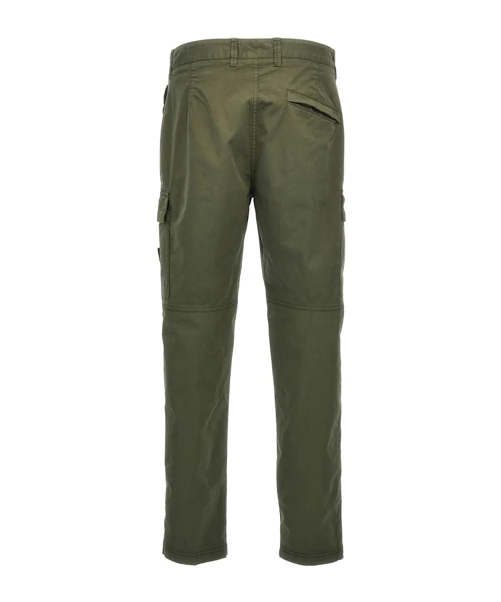 Stone Island Compass Patch Tapered-Leg Cargo Pants
