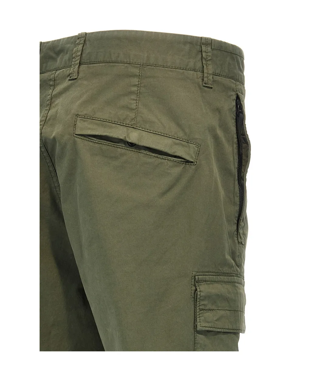 Stone Island Compass Patch Tapered-Leg Cargo Pants