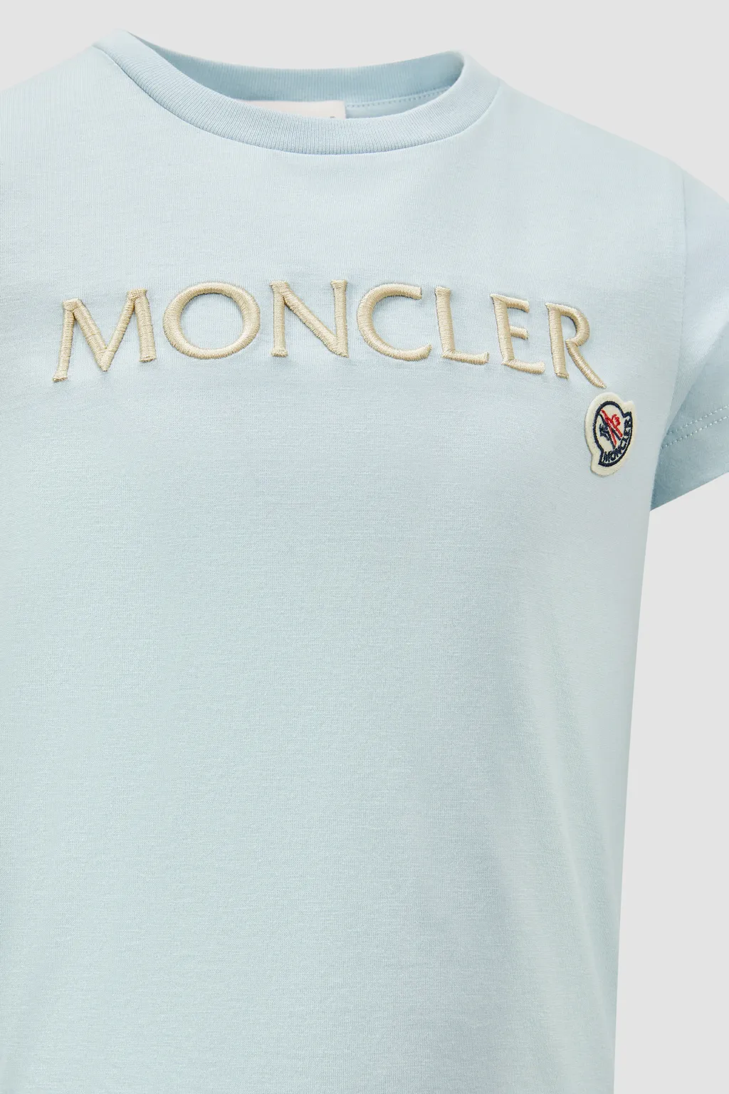 Moncler Enfant Logo Embroidered T-Shirt