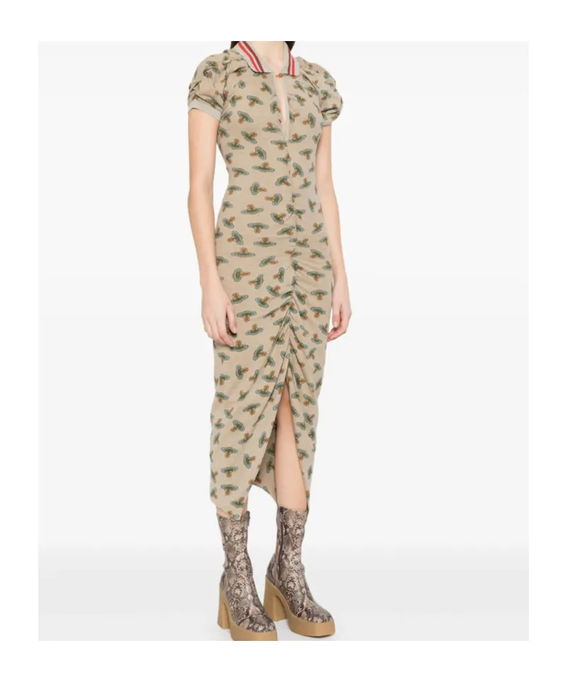 Vivienne Westwood Pulling Orbit Printed Dress