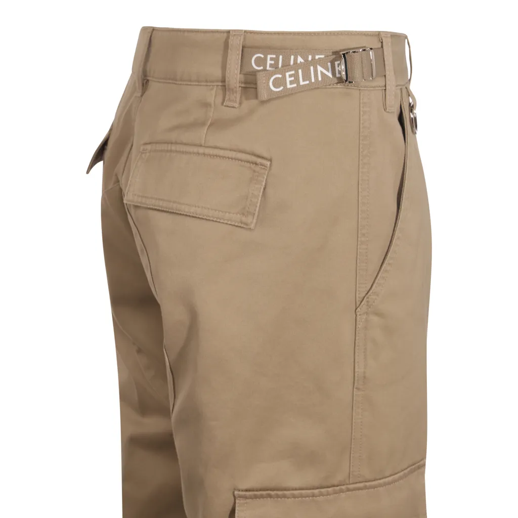 Celine Cargo Pants In Cotton