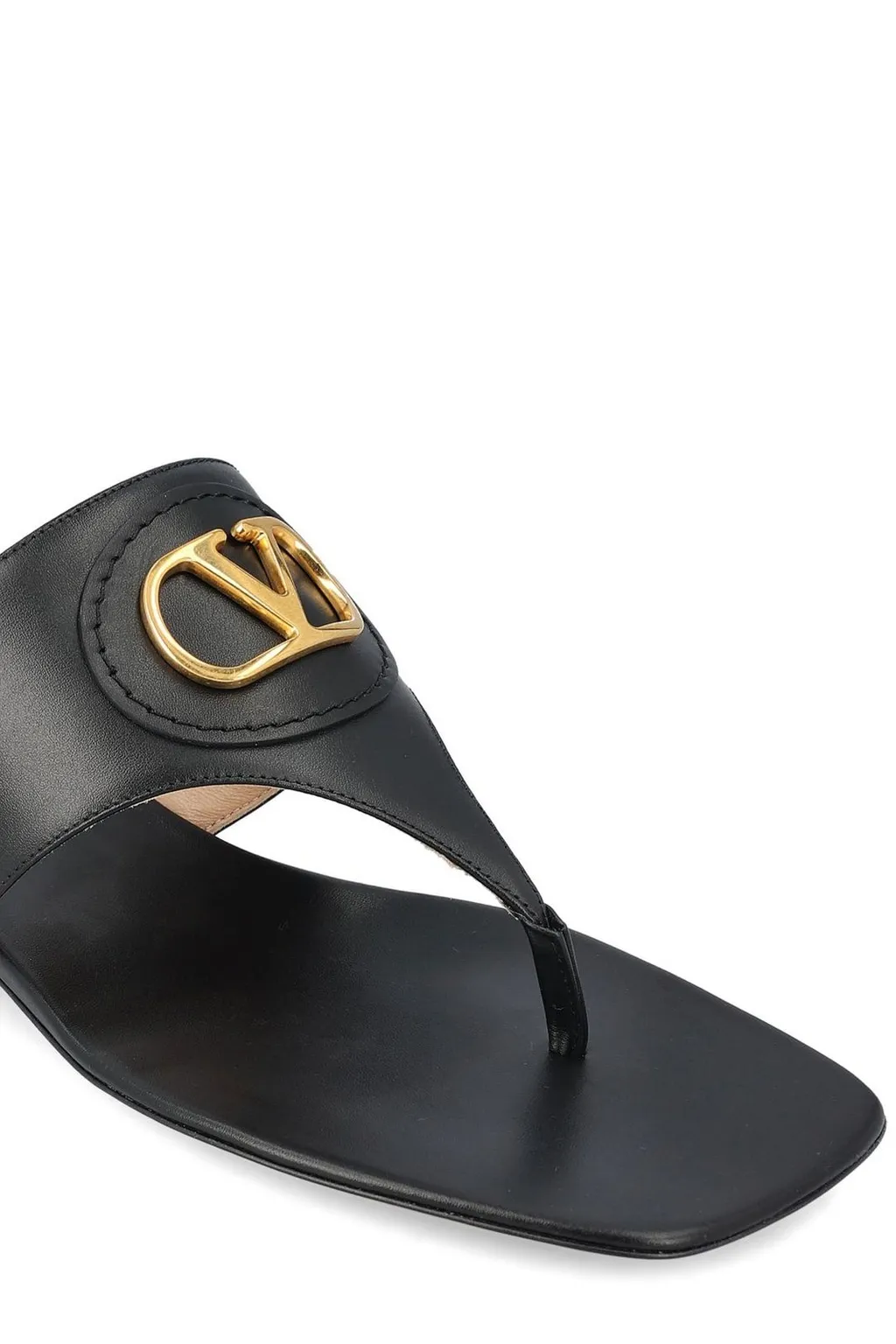 Valentino Vlogo Signature Slip-On Sandals