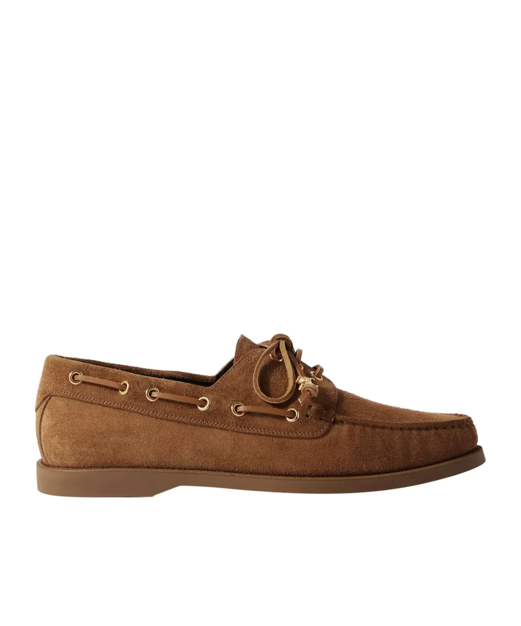 Celine Bateau In Suede Calfskin