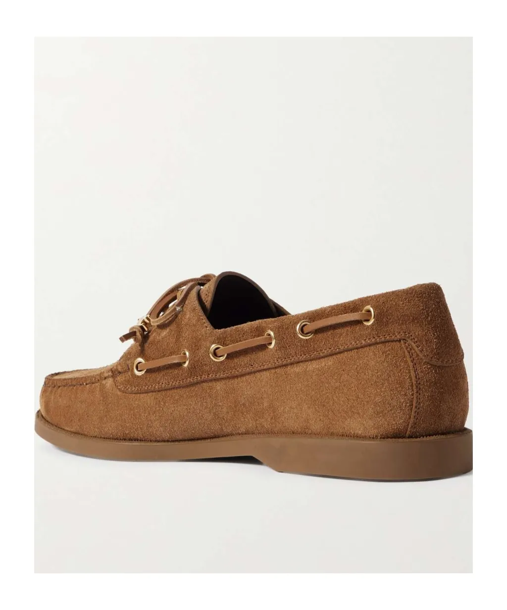 Celine Bateau In Suede Calfskin