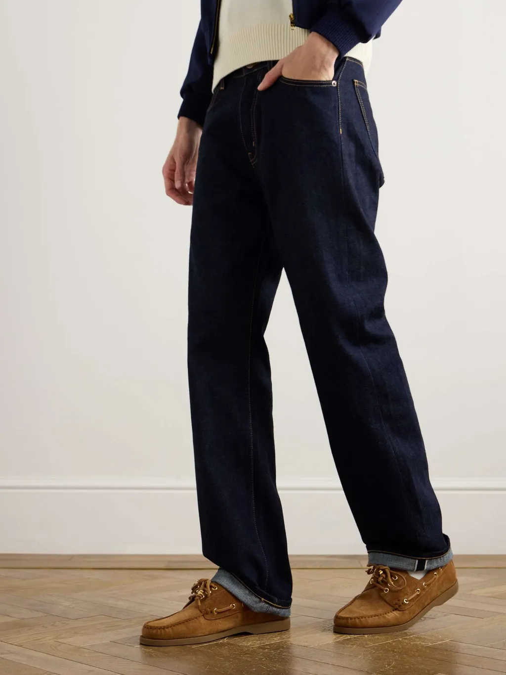 Celine Bateau In Suede Calfskin
