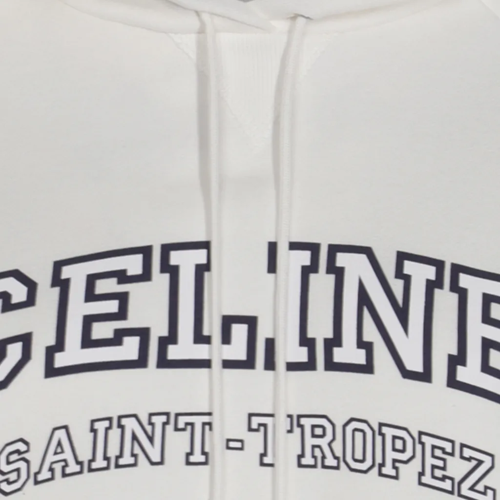 Celine Hoodie In Fleece Cotton