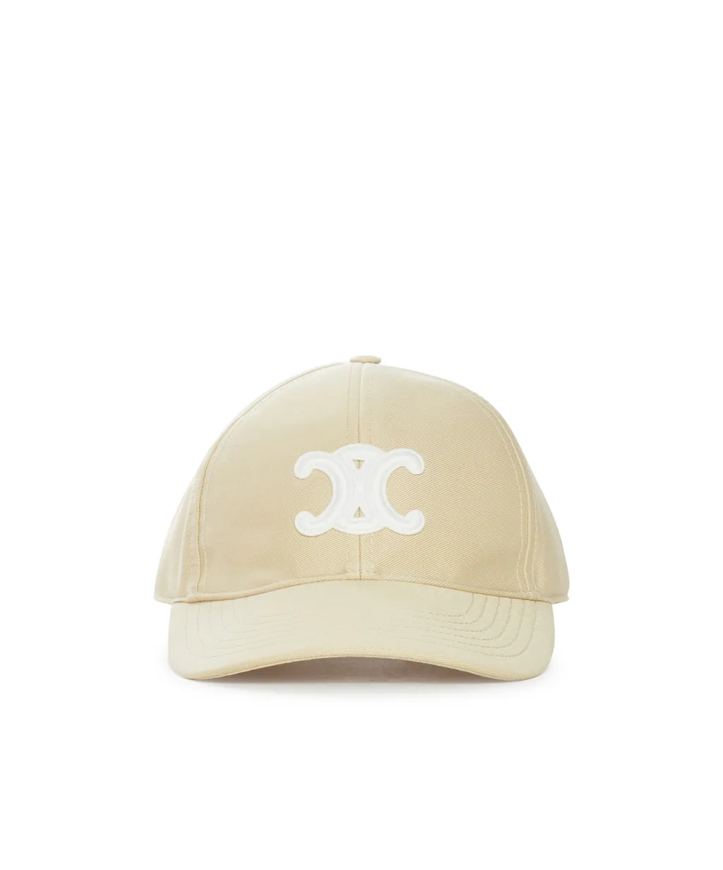 Triomphe Baseball Cap In Washed Cotton