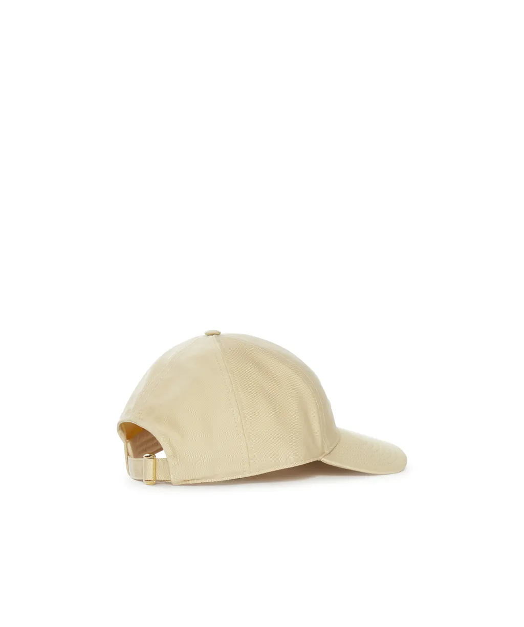Triomphe Baseball Cap In Washed Cotton