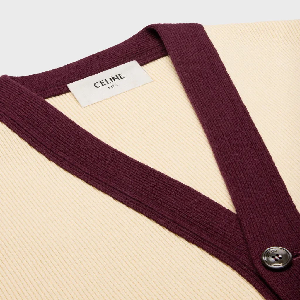 College Cardigan In Cotton