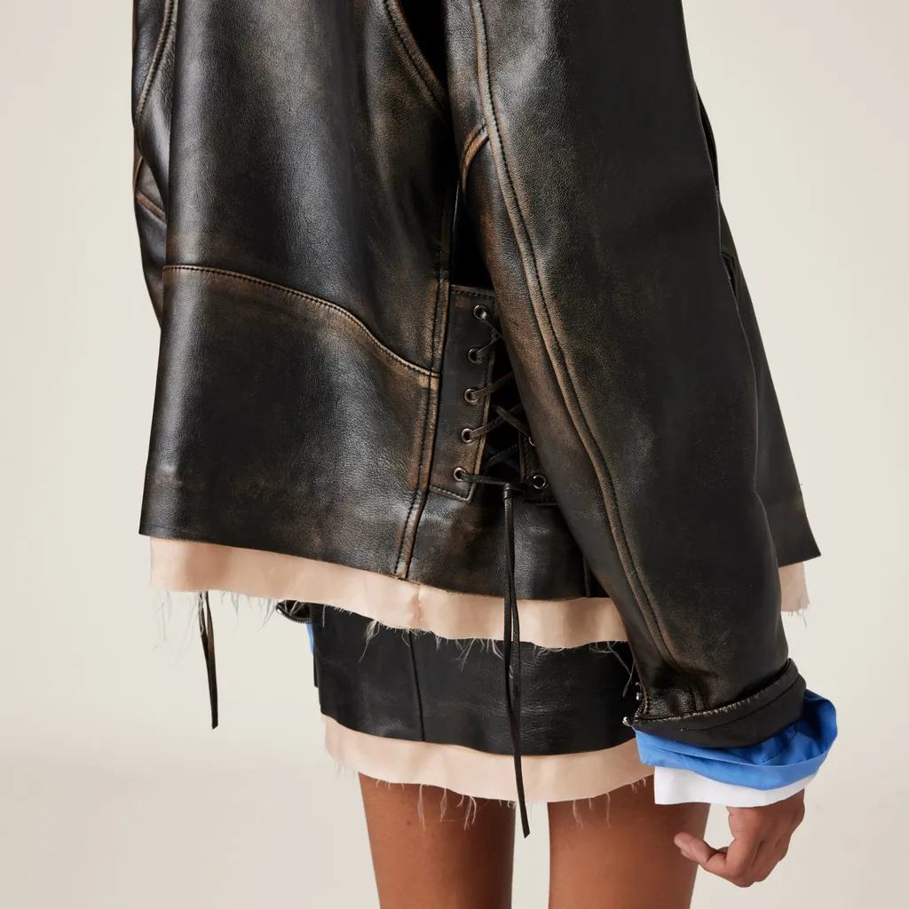 Nappa Leather Biker Jacket