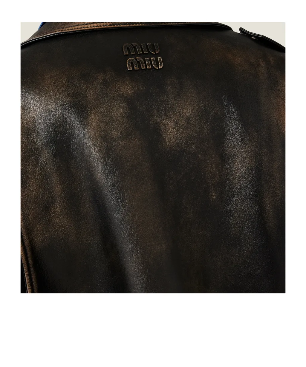 Nappa Leather Biker Jacket
