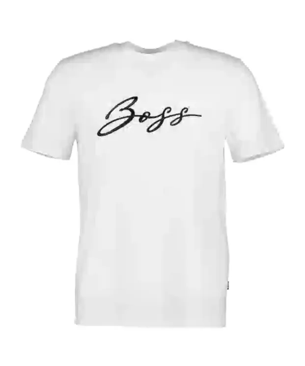 Boss Hugo Boss Logo Printed Crewneck T-Shirt