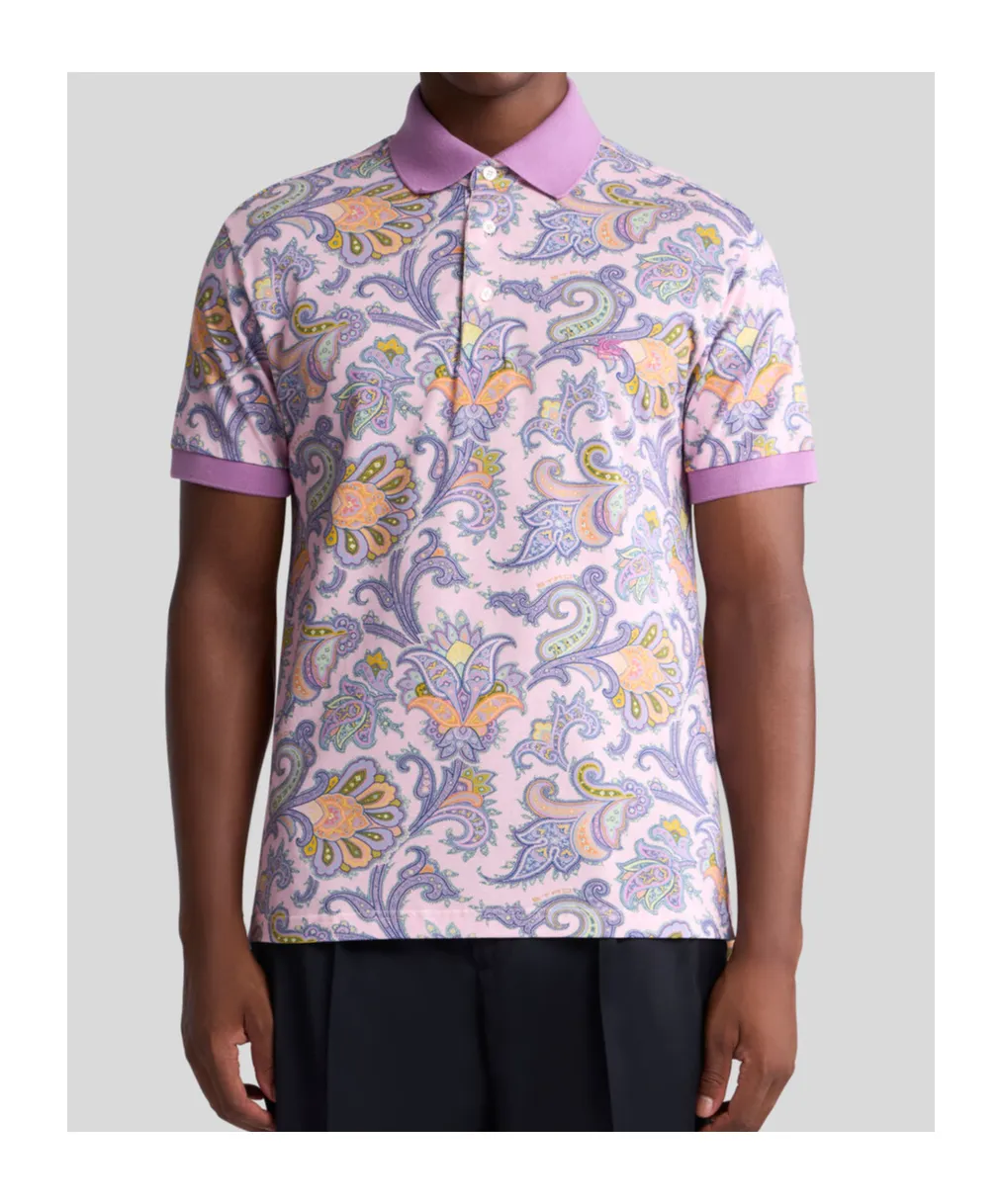 Etro Graphic Printed Polo Shirt