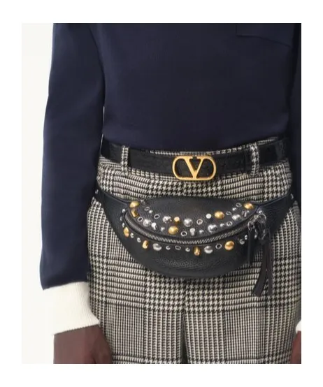 Valentino Button Detailed Long-Sleeved Polo Shirt