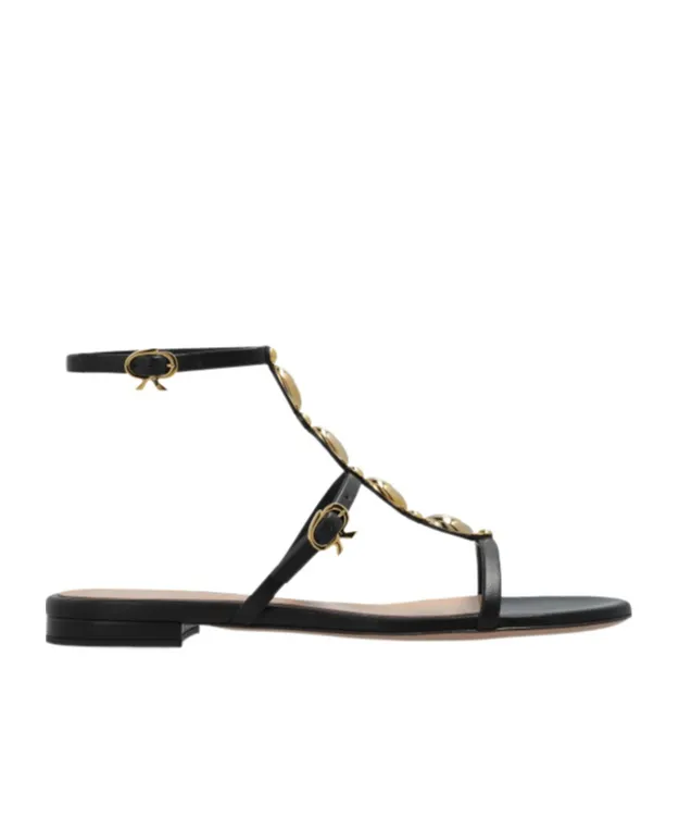 Gianvito Rossi Embellished Ankle Strap Sandals