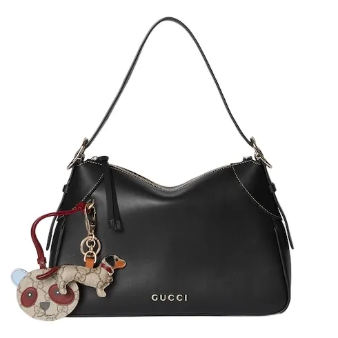 Gucci Gg Emblem Medium Shoulder Bag
