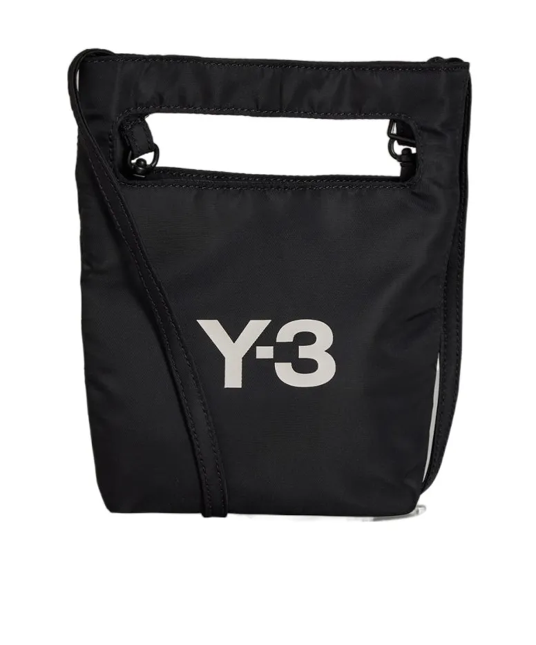 Y-3 Logo Printed Mini Tote Bag