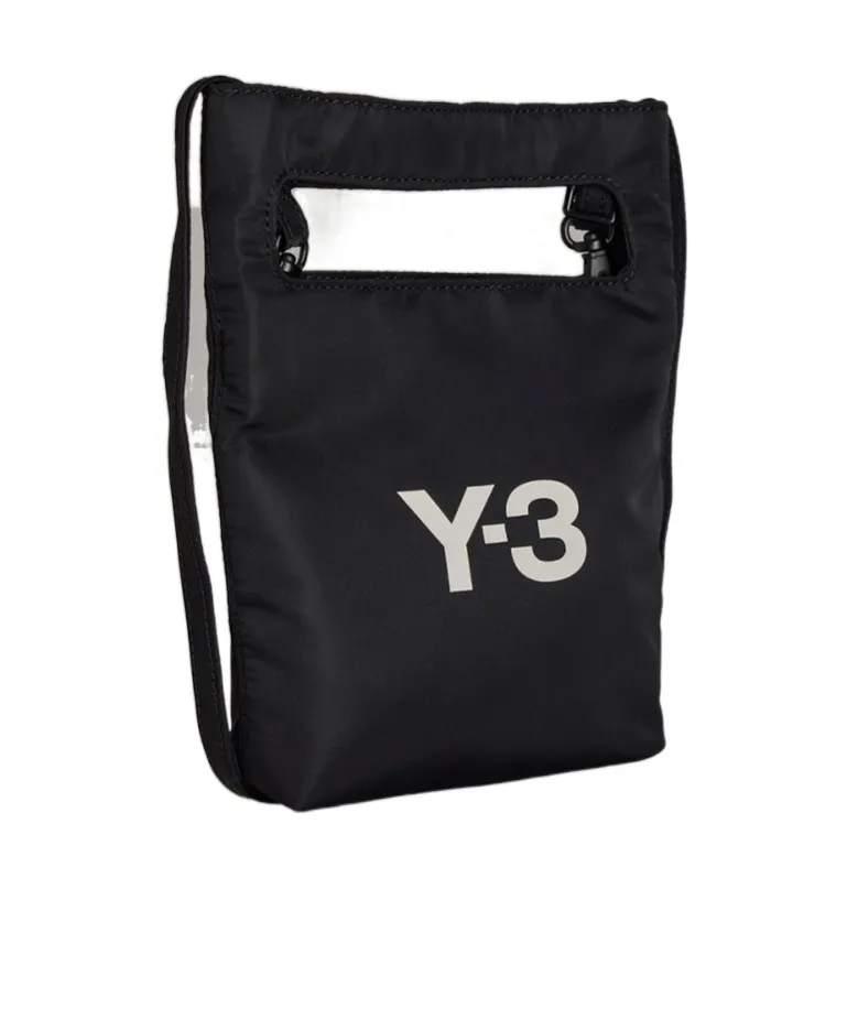 Y-3 Logo Printed Mini Tote Bag