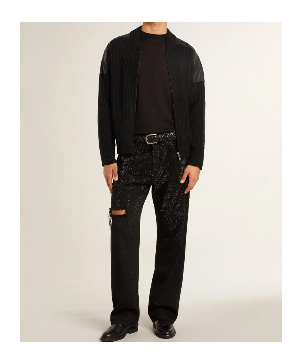 Golden Goose Deluxe Brand Panelled Zipped Cardigan