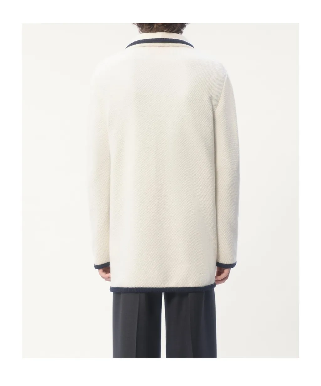 Valentino Single-Breasted Straigth Hem Cardigan