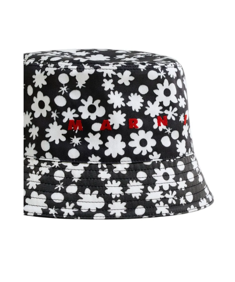Marni Pop Fields Motif Bucket Hat
