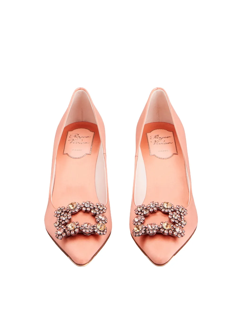 Roger Vivier Efflorescence Embellished Pointed-Toe Pumps