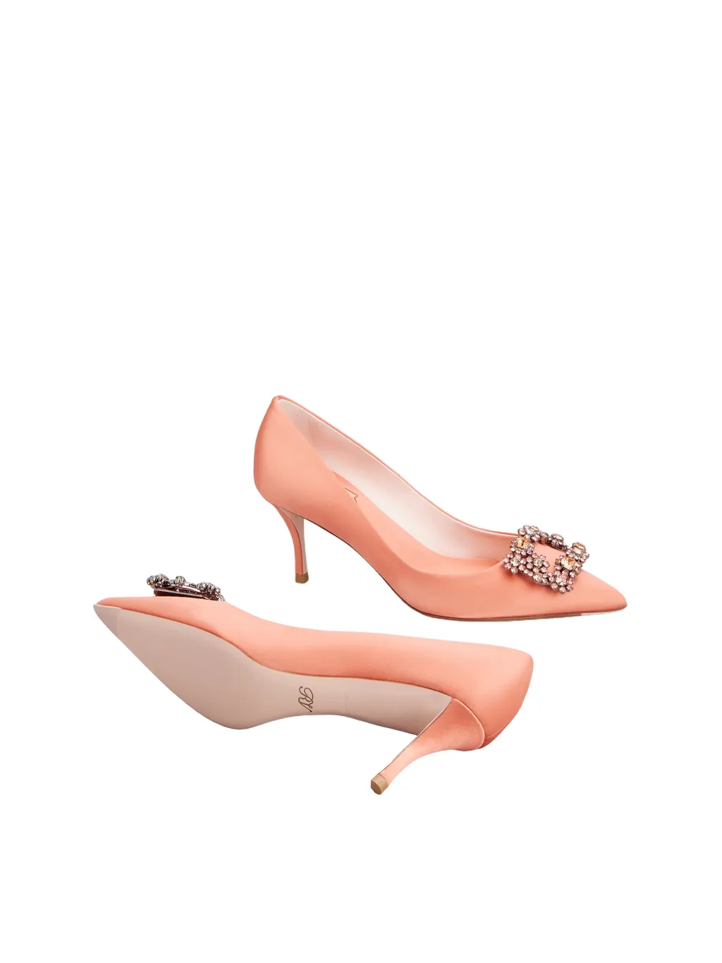 Roger Vivier Efflorescence Embellished Pointed-Toe Pumps