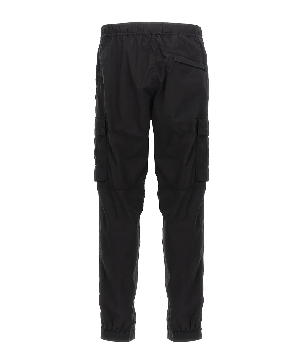 Stone Island Compass Patch Elasticated Waist Cargo Trousers