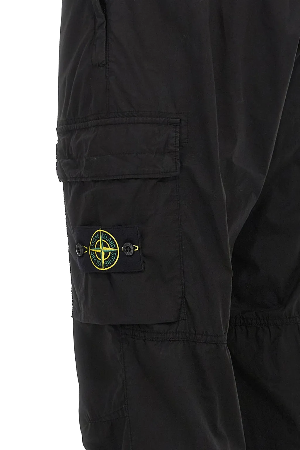 Stone Island Compass Patch Elasticated Waist Cargo Trousers