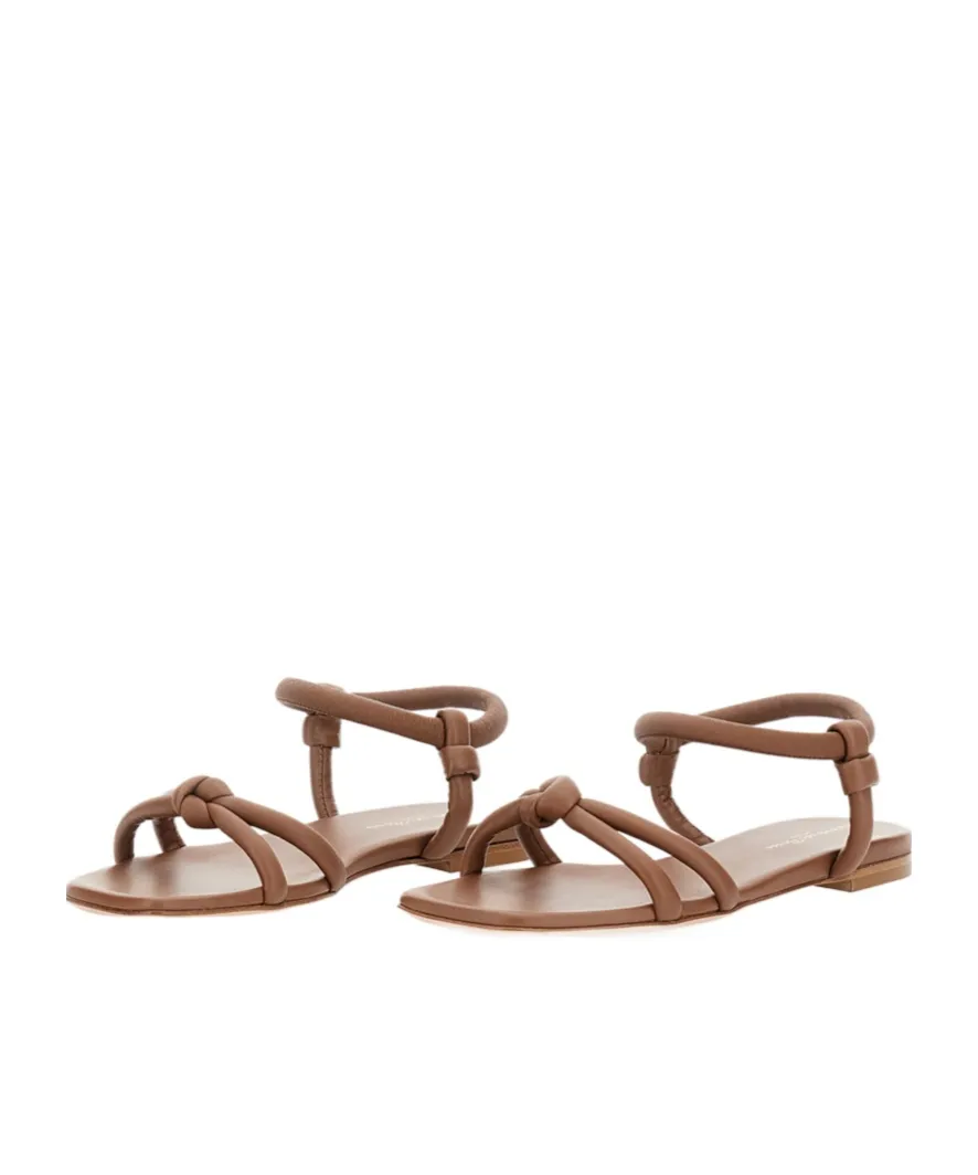 Gianvito Rossi Juno Knot Detailed Sandals