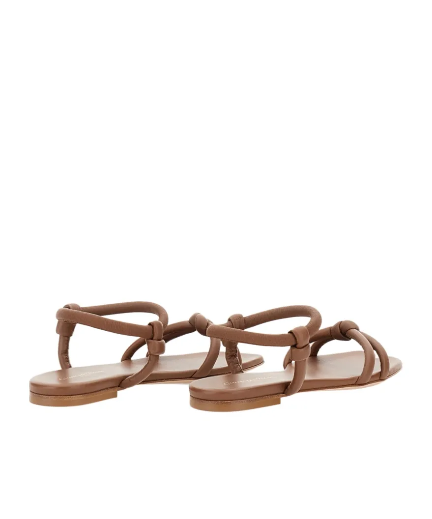 Gianvito Rossi Juno Knot Detailed Sandals