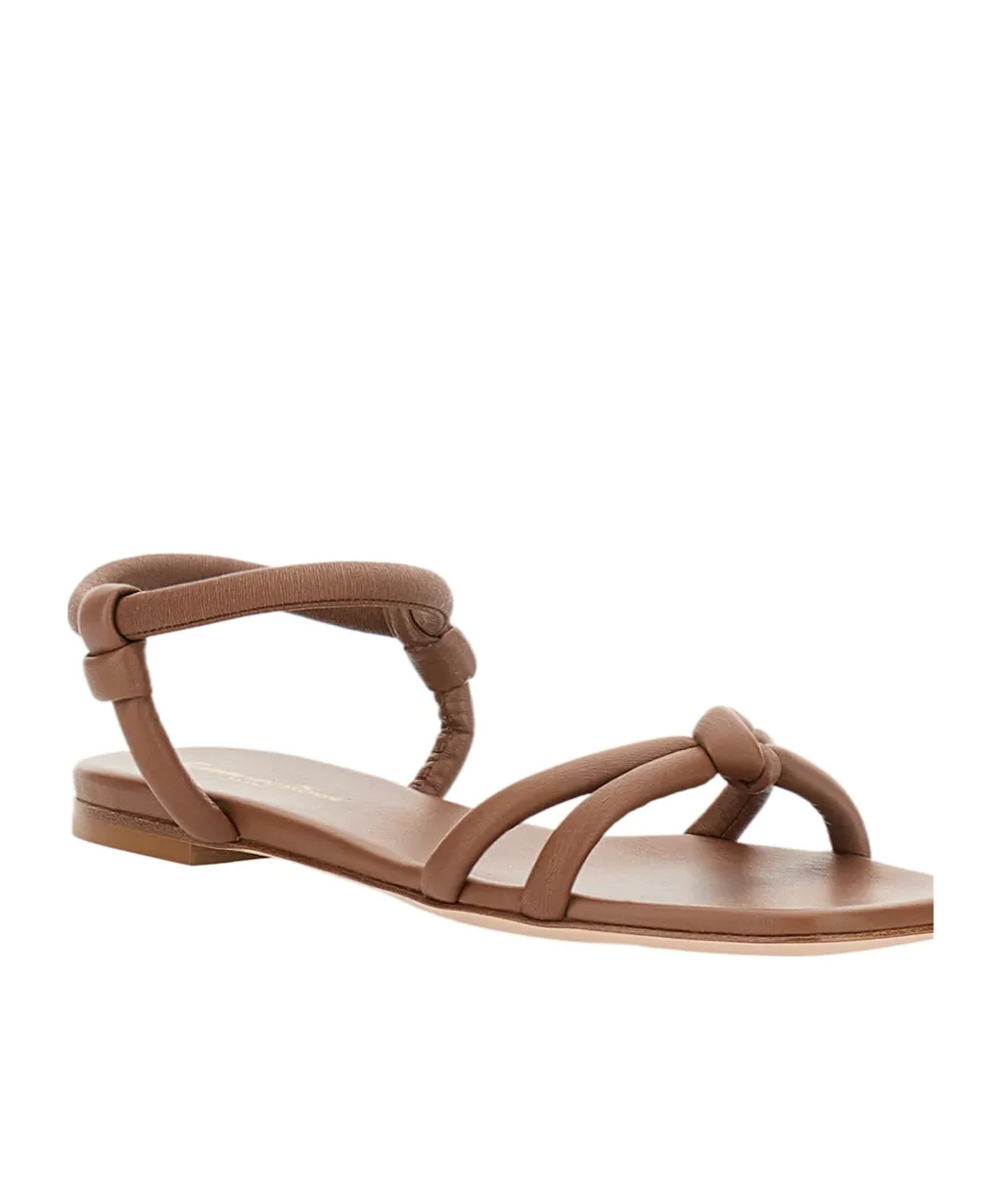 Gianvito Rossi Juno Knot Detailed Sandals